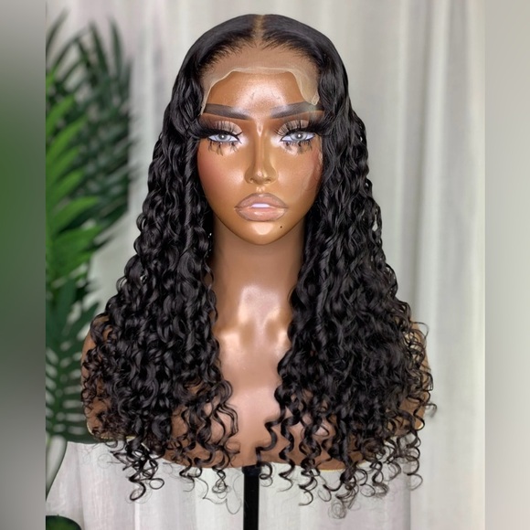 Premium virgin deep wave hair wig - Picture 6 of 10